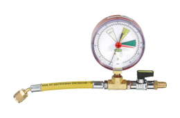 manometr pro dusíkový test vč. hadice a ventilu PRV-MANO