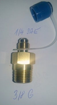 adapter šroubovací T2 (ZG3/8) Value (1/4 SAE,3/8G)