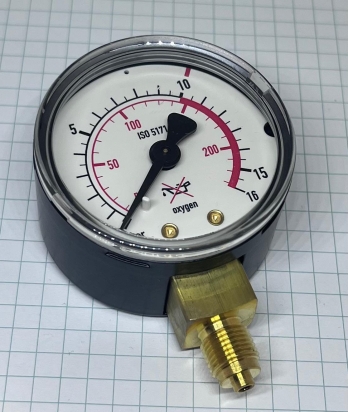 manometr nízkotlaký  1/8G 0-16/náhradní díl k pájecí soupravě FGR