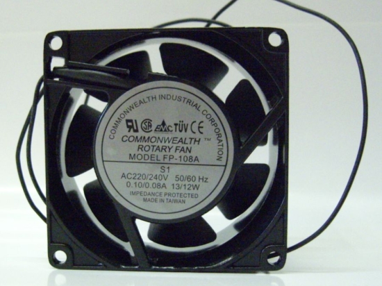 ventilátor axiální 80x80x38 FP-108A 220V