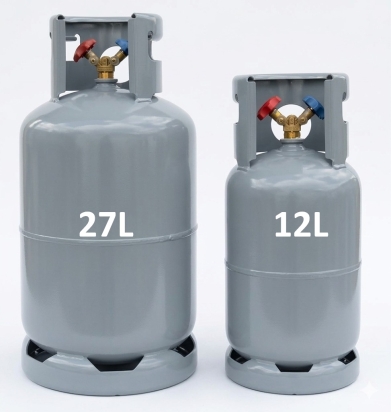 lahev tlaková na chladiva*  27,2l s Y ventilem