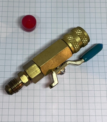 ventil kulový uzavírací 1/4"x1/4" CH-14MF-AKCE