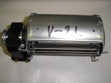 ventilátor tangenciální 120x60 1 turbína,levý motor V-2LP