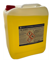 čistič  výparníků + desinfekce JM KVART K (kyselá)  klima, chl.zař. 5L