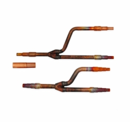 refnet-rozdělovač potrubí 11751 1/4-1 1/8" SAE vč. redukcí